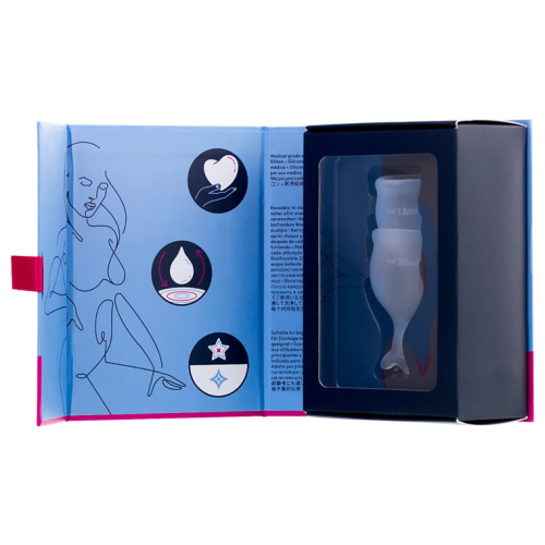 Набор менструальных чаш Satisfyer Feel Secure, прозрачный фото 7