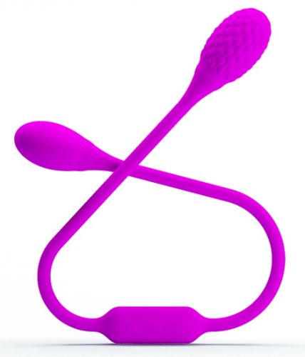 Двойной вибростимулятор Pretty Love Lovers Whip с рельефом фото 2