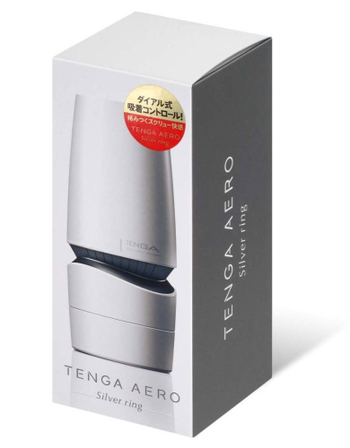 Мастурбатор с имитацией орального секса Tenga Aero Silver Ring фото 11