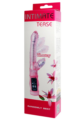 Гнущийся вибратор с шипами Thorny фото 9