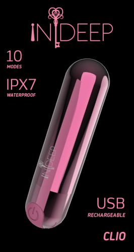Перезаряжаемая вибропуля Indeep Clio Magenta фото 6