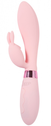Перезаряжаемый вибратор Ideep Pro Theona розовый фото 3