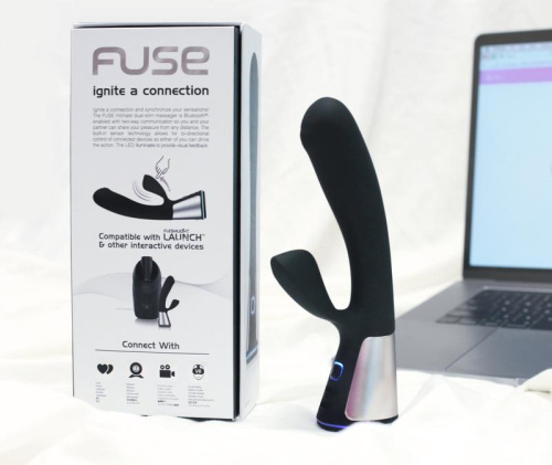Интерактивный смарт-вибратор Kiiroo OhMiBod Fuse черный фото 6