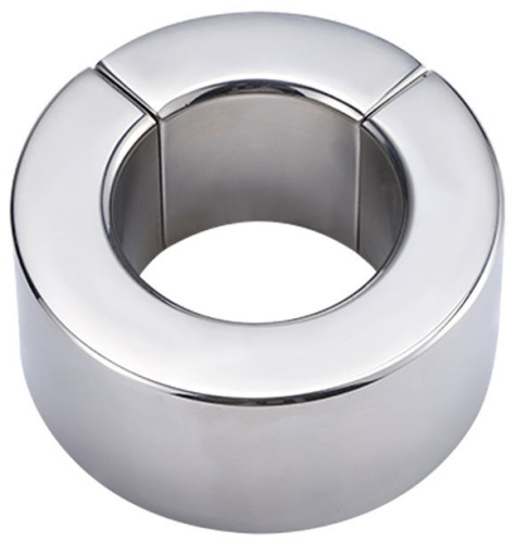 Стальной утяжелитель на магнитах для мошонки 463 гр фото 2