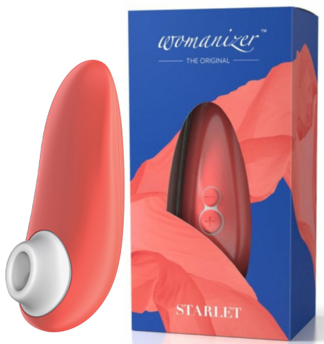Бесконтактный клиторальный стимулятор Womanizer Starlet 2, коралловый