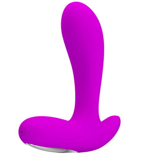 Перезаряжаемый стимулятор простаты с вибрацией Backie розовый фото 3