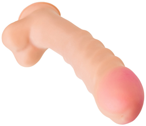 Длинный фаллос из киберкожи Toyfa RealStick Brutal Chiron 38 см фото 6