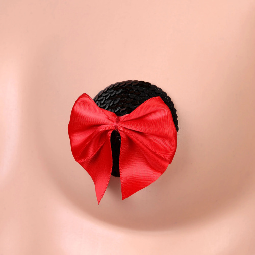 Черные пэстисы с красными бантиками фото 5