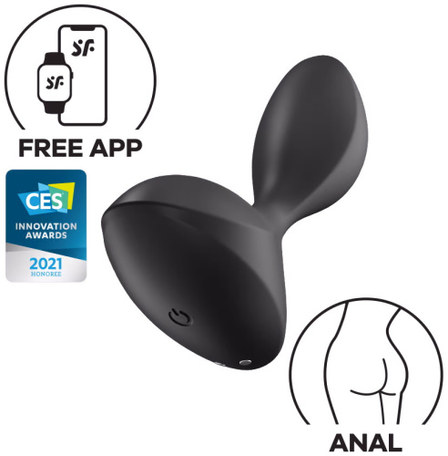 Анальный смарт-стимулятор с вибрацией Satisfyer Sweet Seal черный фото 2