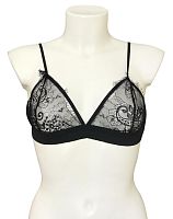 Черный кружевной лиф S/М