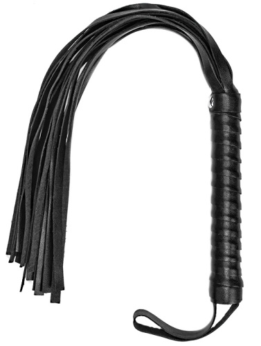 Классическая черная плеть 43 см фото 2