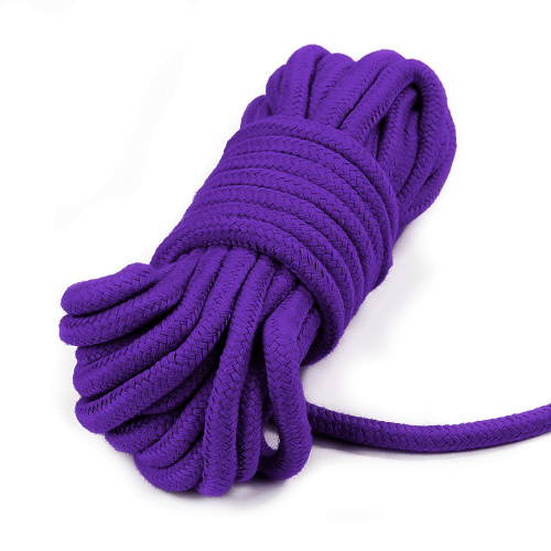 Веревка для бондажа фиолетовая Fetish Bondage Rope 10 м фото 4