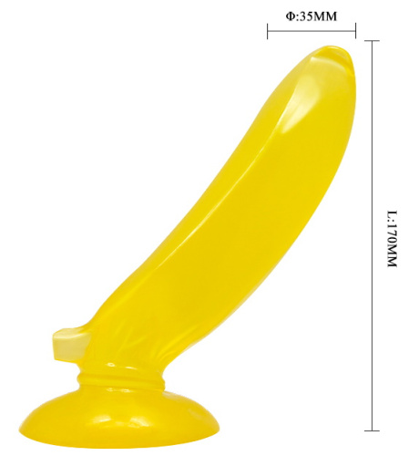 Фаллоимитатор банан на присоске фото 6