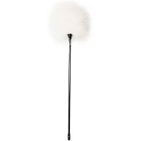 Белый перьевой тиклер 40 см