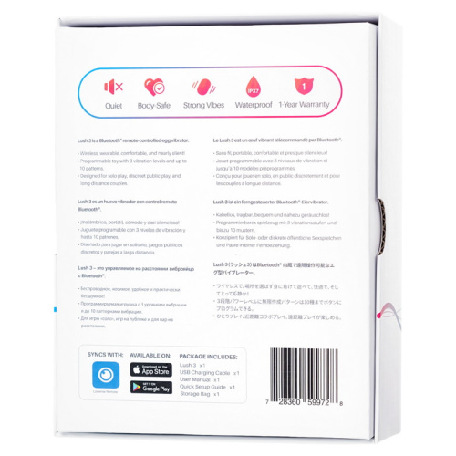 Lovense Lush 3.0 мощный смарт-вибростимулятор фото 13