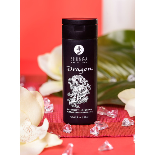 Крем для пар Shunga Dragon с эффектом ледяного огня, 60 мл фото 3