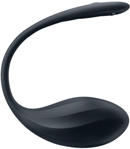 Мощный смарт-вибростимулятор Satisfyer Ribbed Petal черный фото 3