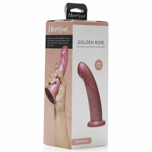 Фаллоимитатор Fleshlight Her Spot Golden Rose Large 18 см фото 6