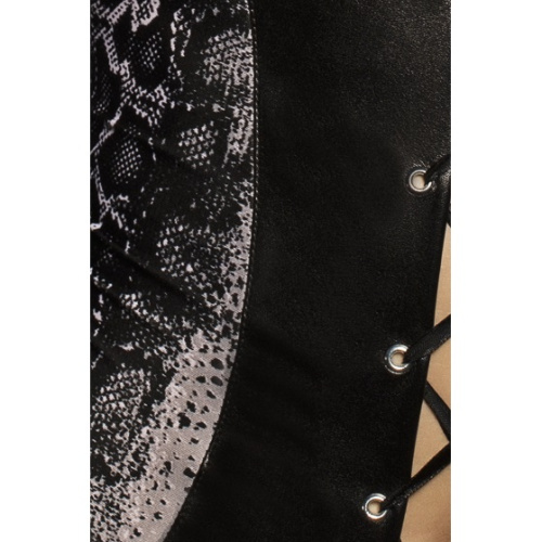 Черный корсет Bravuro S/M фото 3