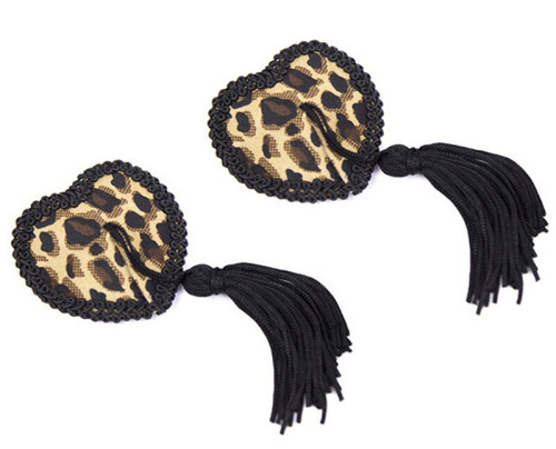 Пэстисы с леопардовым принтом и кисточками фото 3