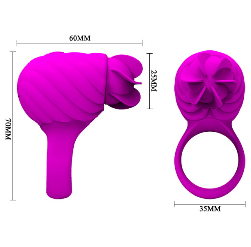 Эрекционное кольцо с ротацией Pretty Love Frances фото 7