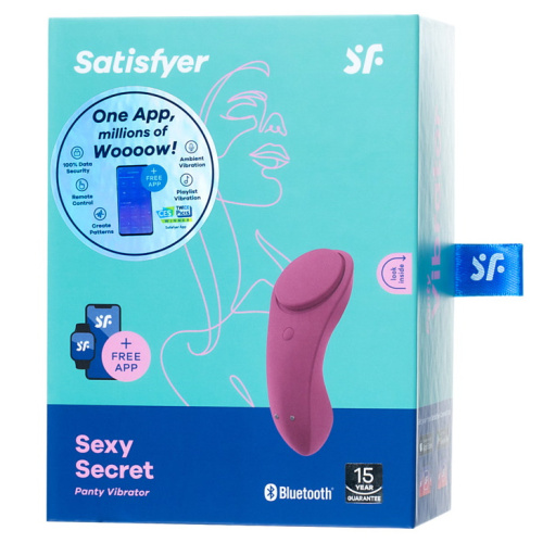 Клиторальный смарт-стимулятор Satisfyer Sexy Secret бордовый фото 11