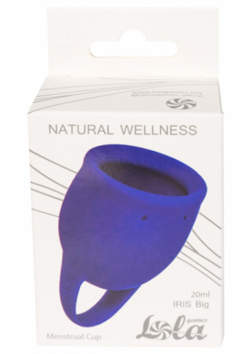 Менструальная чаша Natural Wellness Magnolia Iris Blue 20 мл фото 3