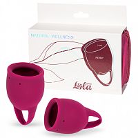 Набор менструальных чаш Natural Wellness Peony Wine Red