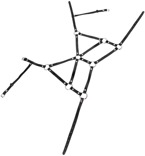 Кожаная портупея Соблазн с кольцами Pecado фото 6