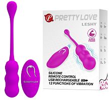 Перезаряжаемое виброяйцо Pretty Love Leshy с беспроводным управлением