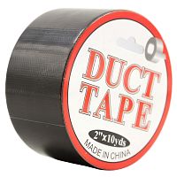 Бондажный скотч Duct Tape черный 15 м