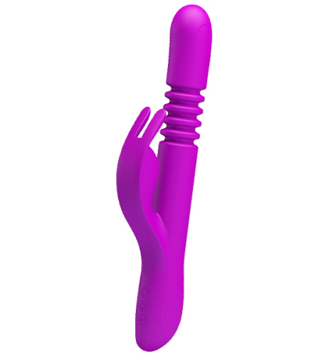 Вибратор-кролик с ротацией и поступательными движениями Pretty Love Donahue фото 2