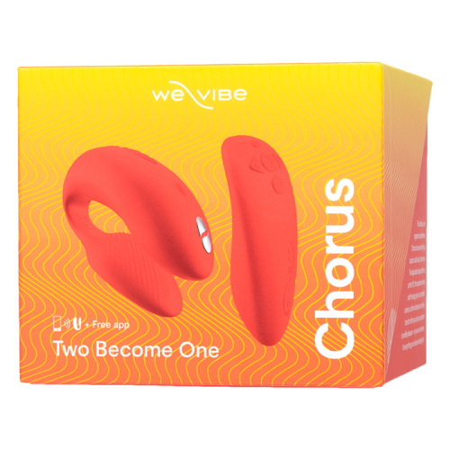 Смарт-вибратор для двоих We-Vibe Chorus коралловый фото 15