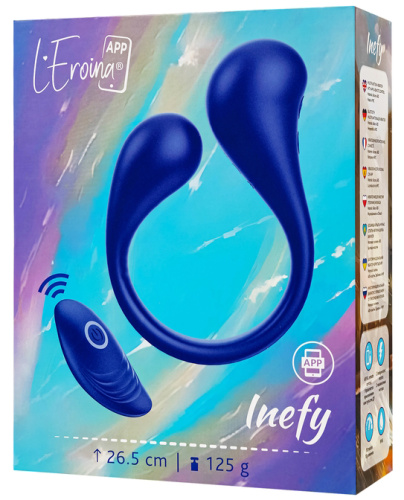 Гибкий смарт-вибростимулятор Leroina App Inefy с пультом управления фото 11
