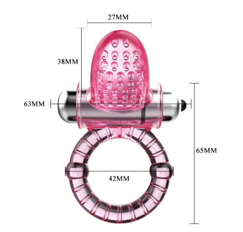 Эрекционное кольцо-язычок с вибрацией фото 6