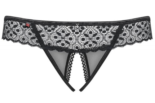 Сексуальные стринги с доступом Shibu Crotchless Thong S/M фото 3