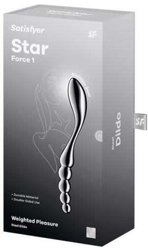 Двусторонний стальной стимулятор Satisfyer Star Force 1 фото 5