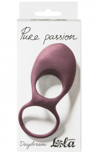 Эрекционное виброкольцо Pure Passion Daydream Wine Red фото 4