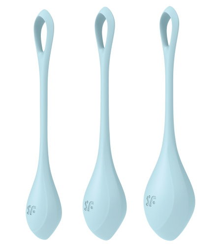 Вагинальные шарики Satisfyer Yoni Power 2 голубые фото 5