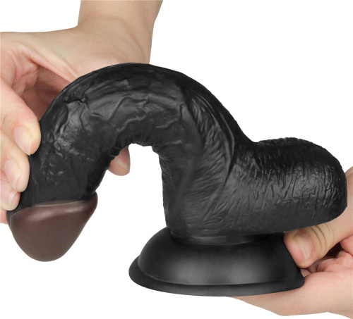 Страпон черный Easy Strapon Set 18 см фото 6