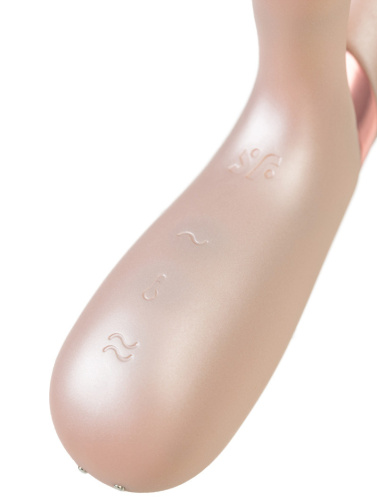 Смарт-вибратор с функцией нагрева Satisfyer Hot Lover бежевый фото 9