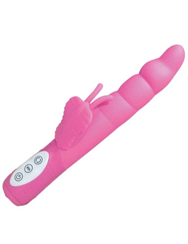 Smile Вибратор со стимуляцией клитора Fancy розовый фото 2