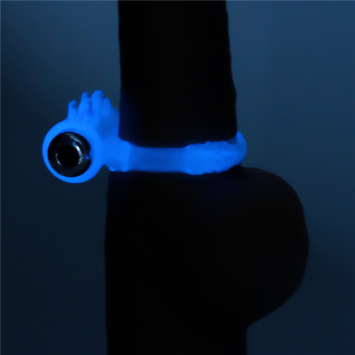 Эрекционное виброкольцо светящееся в темноте Lumino Play Vibrating Penis Ring фото 5