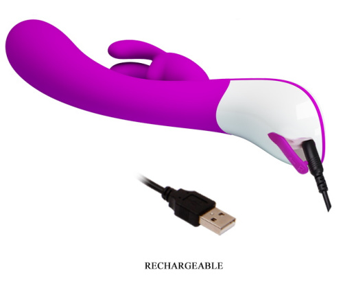 Перезаряжаемый вибратор-кролик Pretty Love Harlan фото 8