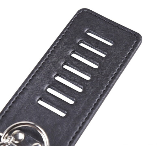 Бондажные поножи с замком и цепочкой фото 4