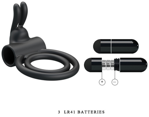 Эрекционное виброкольцо с петлей на мошонку Osmond фото 7