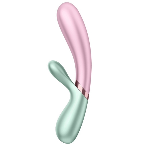 Смарт-вибратор с функцией нагрева Satisfyer Hot Lover мятно-розовый фото 3