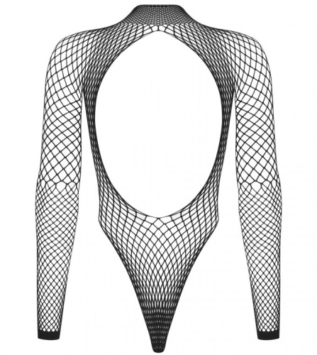 Сексуальное черное боди в крупную сеточку S/L фото 6