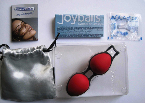 Вагинальные шарики Joyballs secret красные фото 2