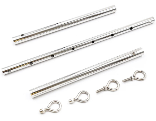 Регулируемая бондажная распорка серебряного цвета фото 2